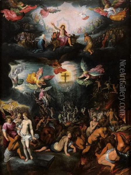 Le Jugement Dernier Oil Painting - Frans II Francken