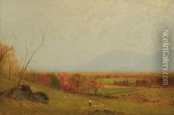 An Autumn Vista Oil Painting - John Bunyan Bristol