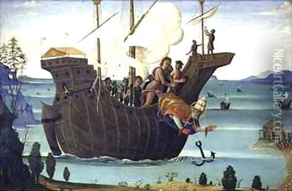 The Martyrdom of St Clement Oil Painting - Bernardino Fungai