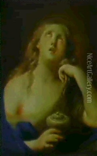 Die Bussende Magdalena Oil Painting - Benedetto Gennari the Younger