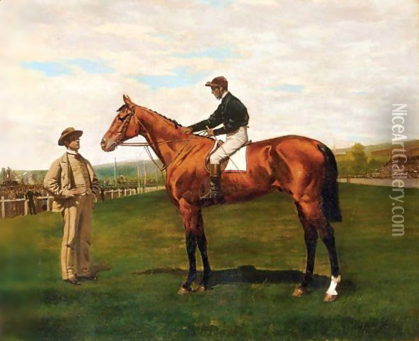 Glaneuse On A Racecourse Oil Painting - Jean Baptiste Edouard Detaille