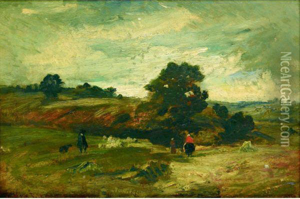 Paysage Au Troupeau Oil Painting - Narcisse-Virgile D Az De La Pena