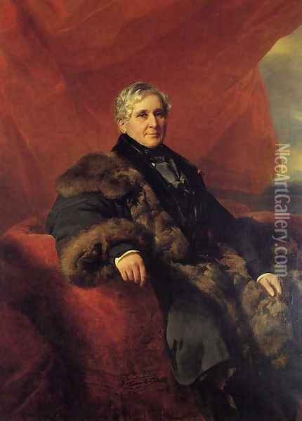Charles-Jerome, Comte Pozzo di Borgo Oil Painting - Franz Xavier Winterhalter