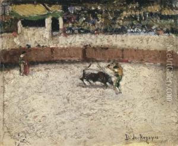 Nell'arena Oil Painting - Dario de Regoyos y Valdes