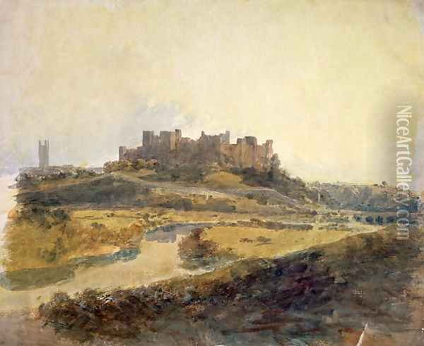 Ludlow Castle, 1798 Oil Painting - Joseph Mallord William Turner