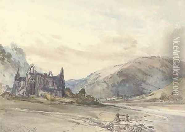 Tintern Abbey Oil Painting - William Callow