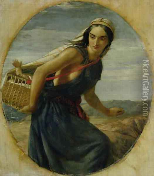 An Israeli Mother Oil Painting - John Rogers Herbert