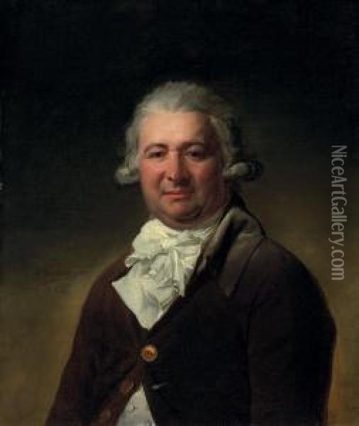Portrait Of A Gentleman Oil Painting - Henri Pierre Danloux