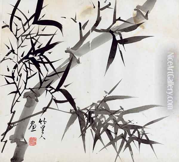 Leaf K, from Tian Jingzhai mozhu ce, from Rugao, Jiangsu province Oil Painting - Rang Tian