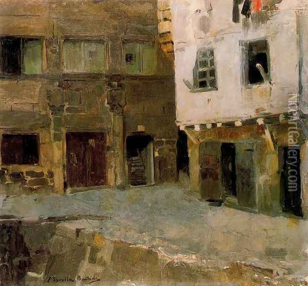 The House of Victor Hugo in Airline Oil Painting - Joaquin Sorolla Y Bastida