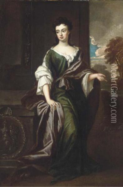 Portrait Of Margaret Oil Painting - Sir Godfrey Kneller