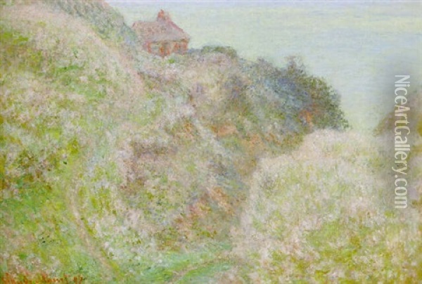 Gorge Du Petit Aily, Varengeville, Temps Gris Oil Painting - Claude Monet