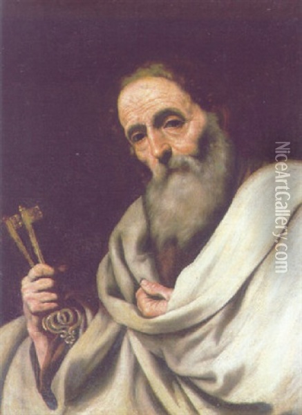 San Pietro Oil Painting - Jusepe de Ribera