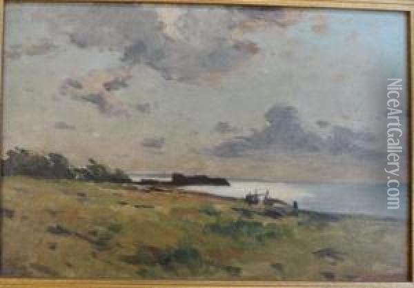 Paysage De Bord De Mer Oil Painting - Maurice Moisset