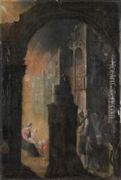 Adoration Des Mages Oil Painting - Jean de Saint-Igny