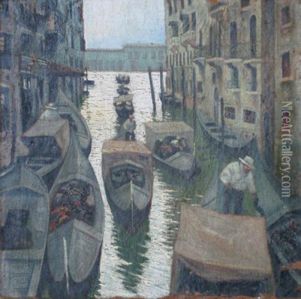 Venecia Oil Painting - Mariano Felez