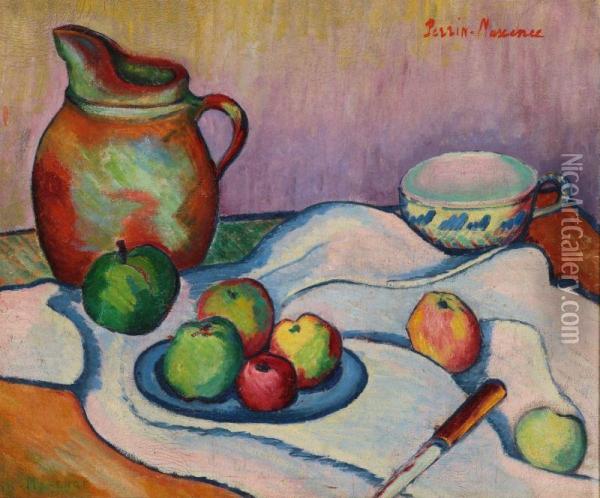 Asztalicsendelet Oil Painting - Henri Perrin-Maxence
