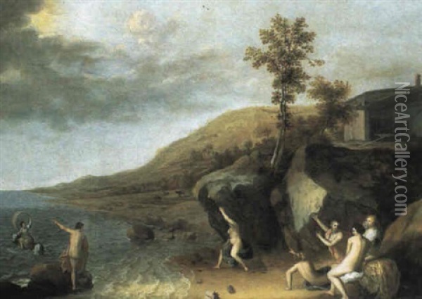 L'enlevement D'europe Oil Painting - Cornelis Willaerts