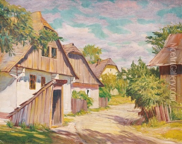 Stary Hrozenkov Oil Painting - Alois Kalvoda