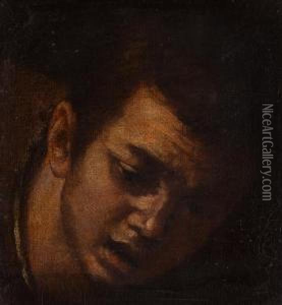 Kopf Eines Mannes Oil Painting - Diego Rodriguez de Silva y Velazquez