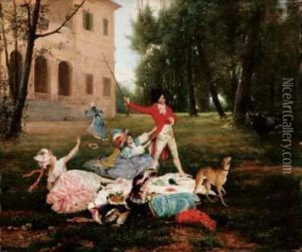 Il Toro Oil Painting - Ignace Spiridon