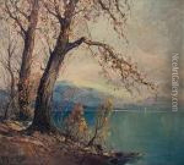 Jezioro Gorskie Oil Painting - Adolf Schuhknecht