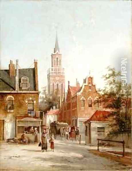 St Johns Breda Oil Painting - William Raymond Dommersen