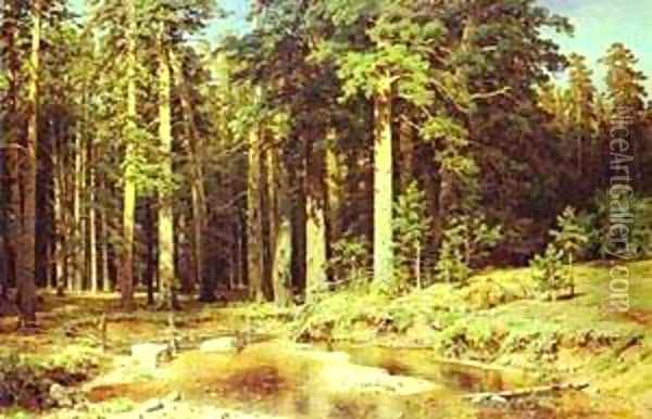 Mast Tree Grove 1898 Oil Painting - Ivan Shishkin