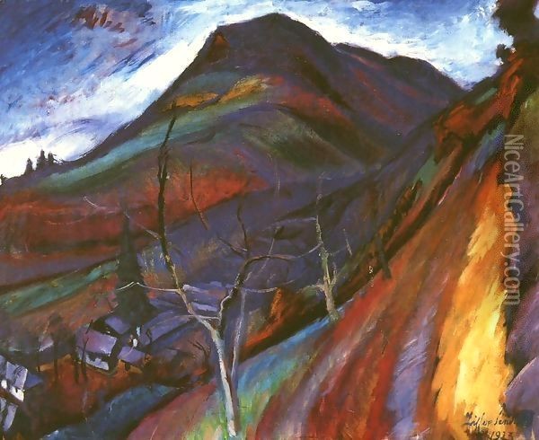 The Morgo Valley 1923 Oil Painting - Robert King