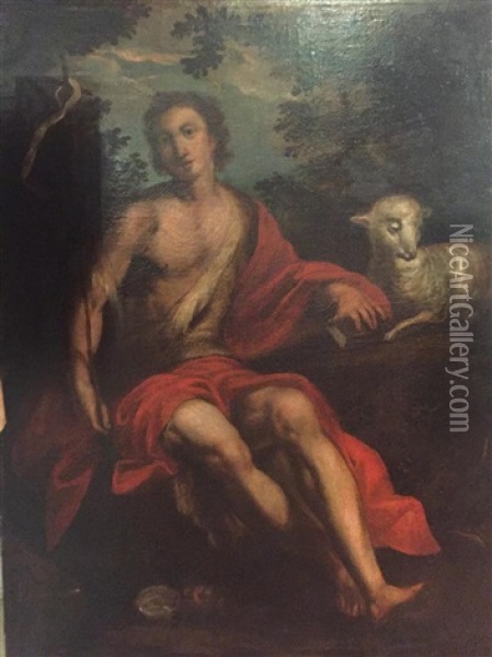 Saint Jean Baptiste Oil Painting - Jose (Jusepe) Leonardo de Chavier