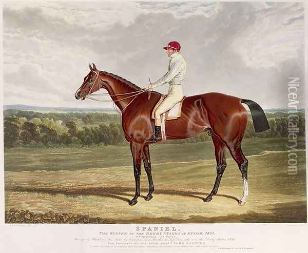 Spaniel', the Winner of the Derby Stakes at Epsom, 1831 Oil Painting - John Frederick Herring Snr