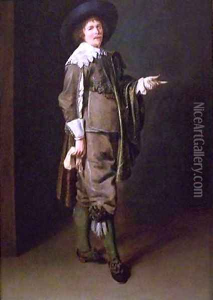Portrait of a Gentleman Oil Painting - Jan Miense Molenaer
