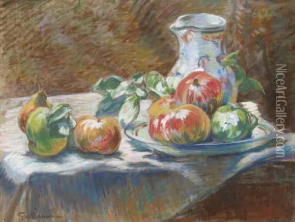 Nature Morte Aux Fruits Oil Painting - Armand Guillaumin