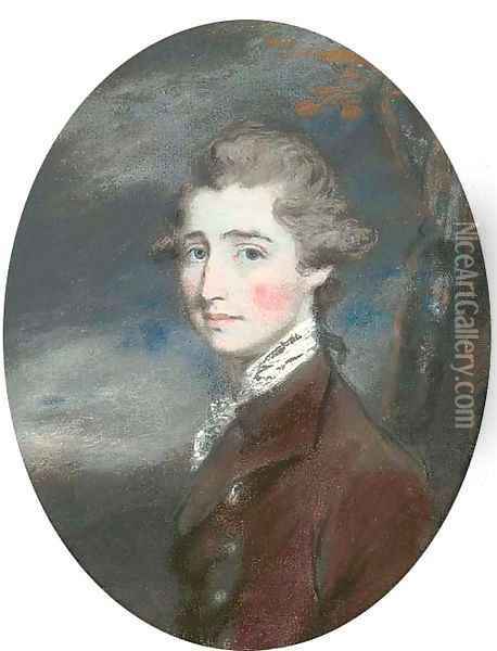 Portrait of Luke Gardiner, Lord Mountjoy (1745-1798), bust-length Oil Painting - Daniel Gardner