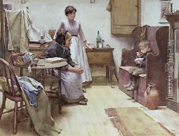 The Orphan 2 Oil Painting - Walter Langley