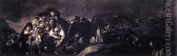 A Pilgrimage to San Isidro 2 Oil Painting - Francisco De Goya y Lucientes