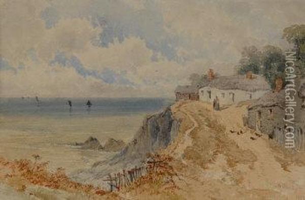 Yorkshire Coastal Cottage Oil Painting - William James Boddy