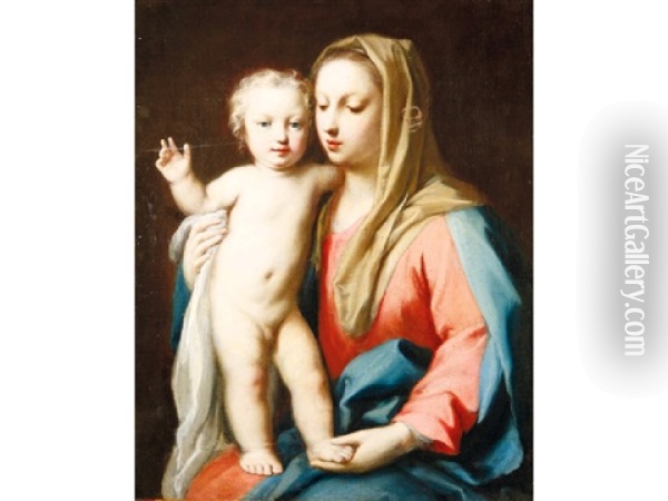 The Madonna And Child Oil Painting - Carlo Maratta