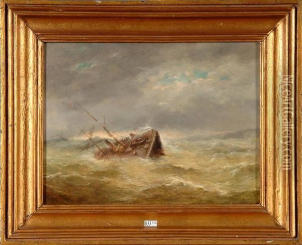 Le Naufrage Oil Painting - Jean Baptiste Henri Durand-Brager