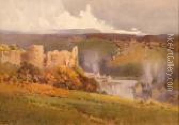 Barnard Castle Oil Painting - Arthur Tucker