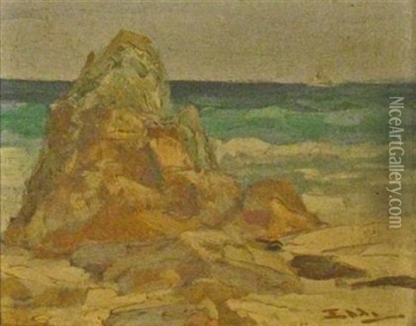 Shore Of St. Thomas Oil Painting - Henry Stephens Eddy