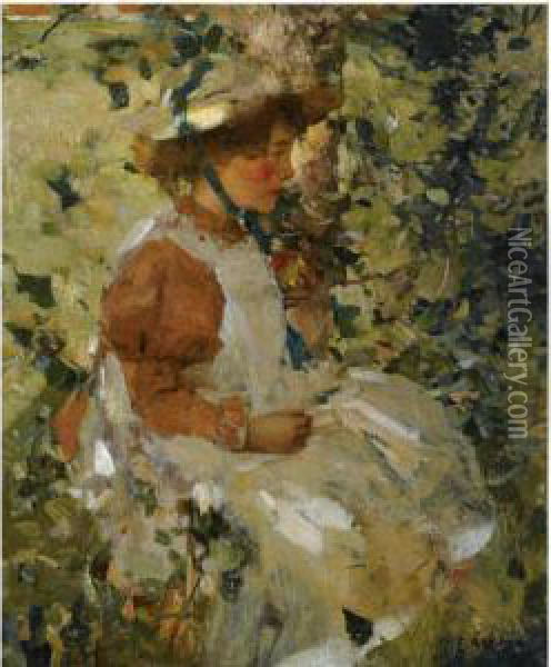 Alice Oil Painting - Edward Arthur Walton