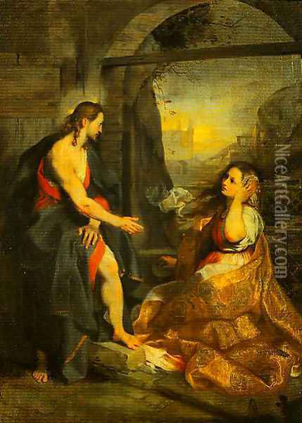 Noli Me Tangere Oil Painting - Federico Fiori Barocci