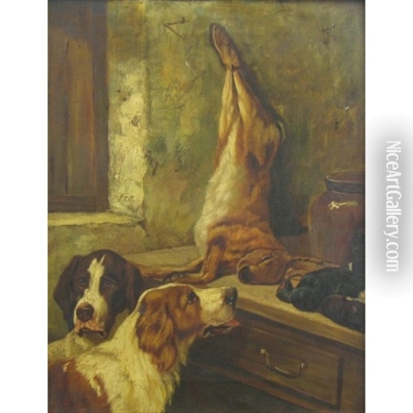 Retired From Sports Oil Painting - Wright Barker