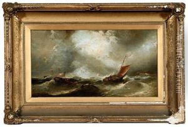Marine Scene Oil Painting - William Harry Williamson