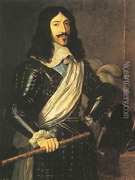King Louis XIII 1655 Oil Painting - Philippe de Champaigne