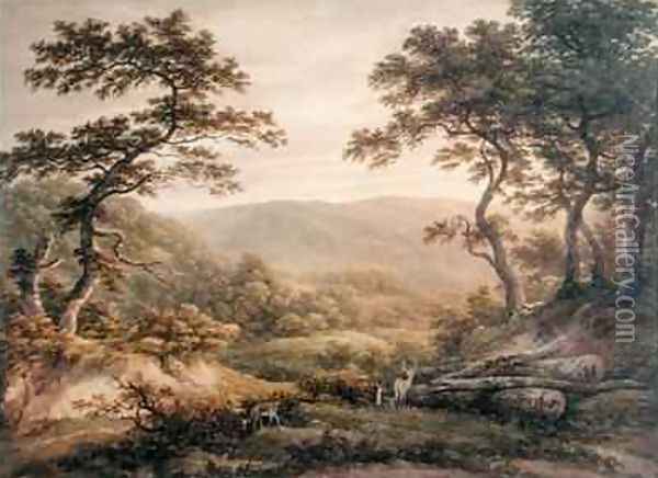 Needlewood Forest Hampshire Oil Painting - John Glover