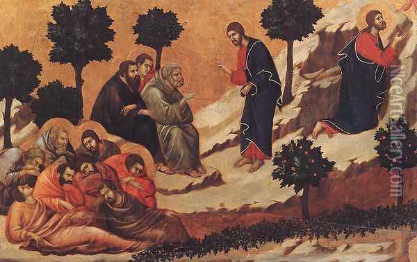 Agony in the Garden 1308-11 Oil Painting - Duccio Di Buoninsegna