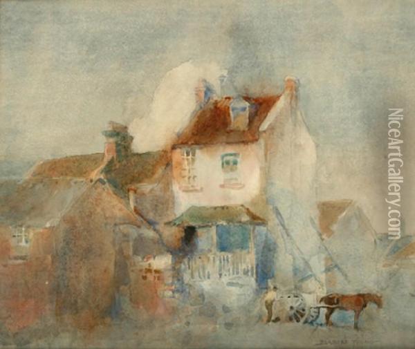 Farmhouse Oil Painting - William Blamire Young