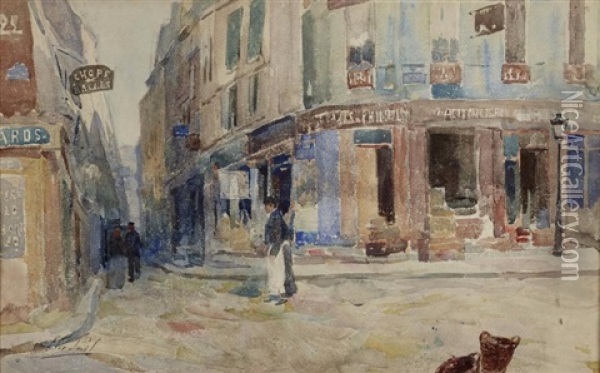 Paris, Les Halles Oil Painting - Elie Anatole Pavil